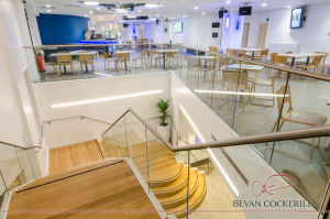 Cafe and Stairwell at The Leeds College of Music