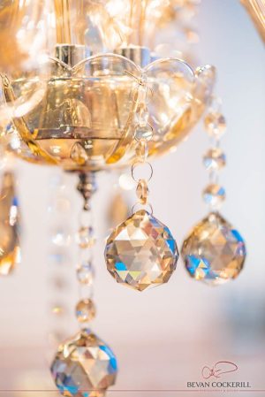 Chandelier at Aakash Restaurant
