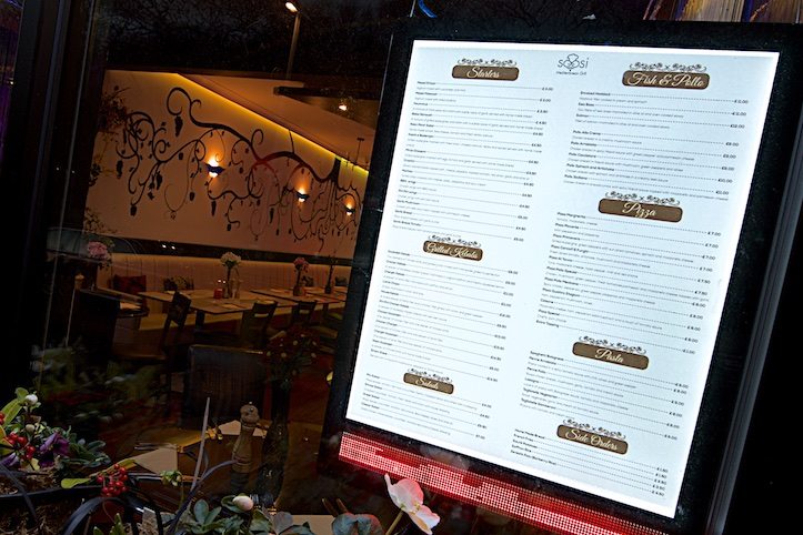 Soosi, Photography, Bevan Cockerill, Commercial Photography, Restaurant, Leeds, Oakwood, Google Business View, menu