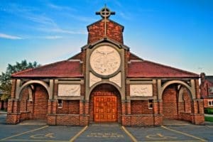 Holy Name Catholic Primary, Church, Leeds, Adel, Holy Name Church, Otley Road, Architecture, The Catholic Church of the Holy Name