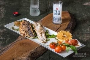 Olive Branch - Sea Bass and Raki