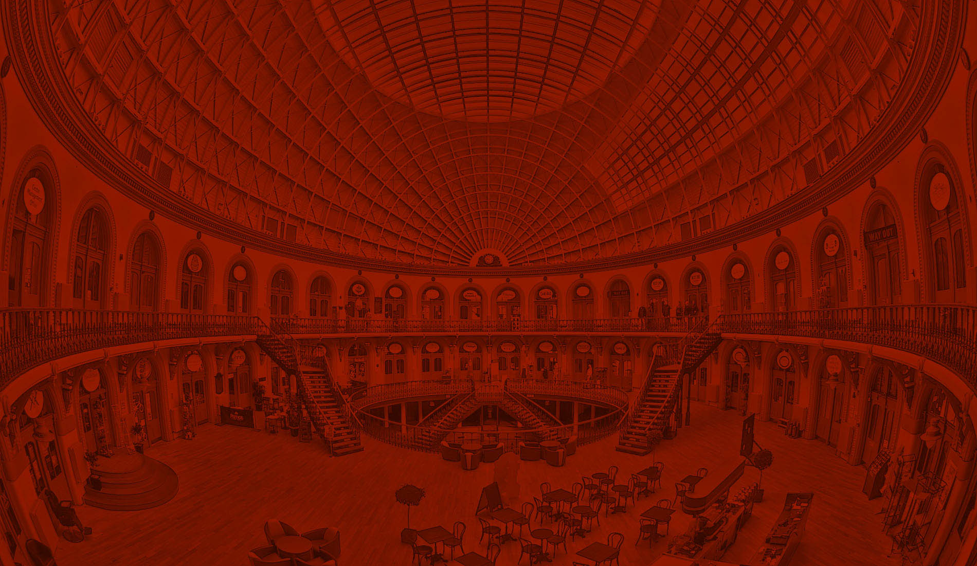 Leeds Corn Exchange Photography by Bevan Cockerill RED
