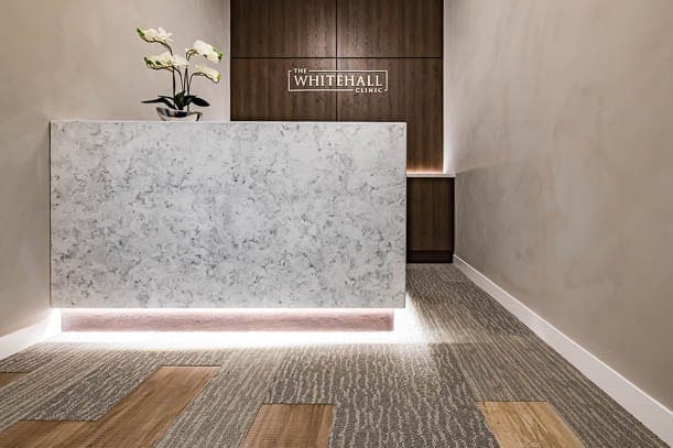 The Whitehall Clinic Reception Desk