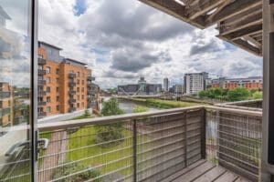 Merchants Key Balcony View of Royal Armouries Leeds