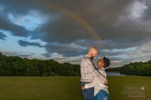 Connie n Philip - Pre-Wedding Shoot with rainbow