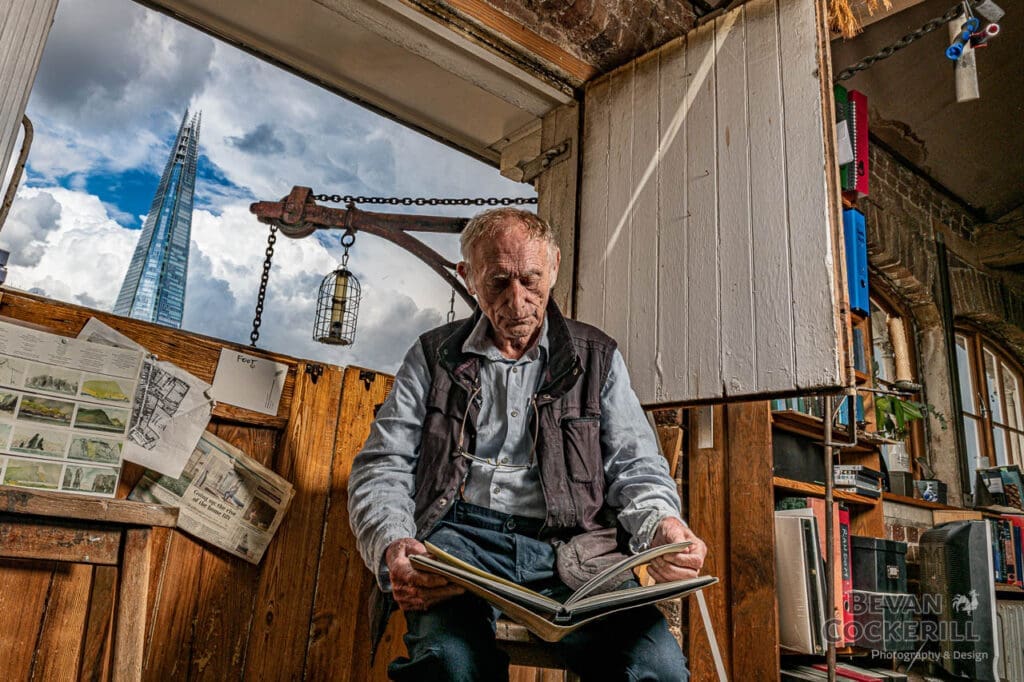 Norman Ackroyd Portrait Photography - The Shard