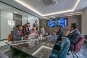 Aeroservices Office Photography in the board room