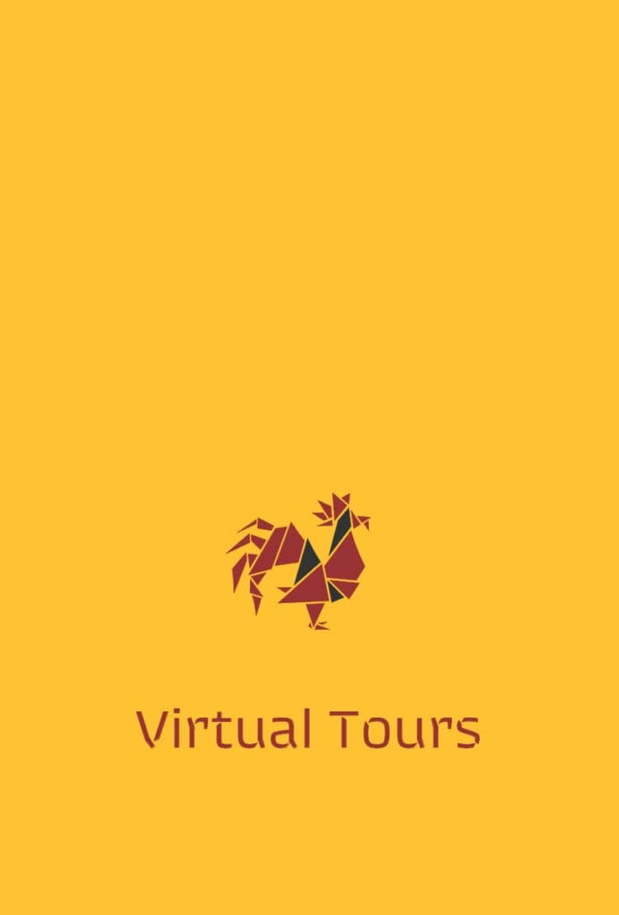 VIRTUAL TOURS and cockerel