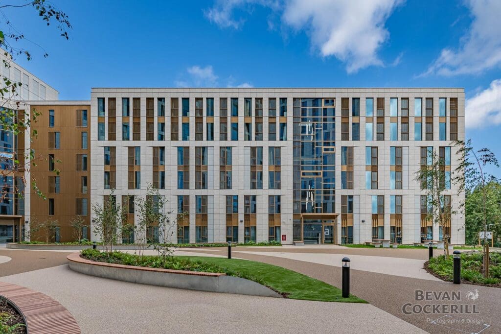 Exterior Photography of Carlton Hill Unipol reception Photography by Bevan Cockerill