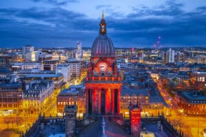 World Hemophilia Day Photos by Bexvan Cockerill- Leeds Town Hall in Red
