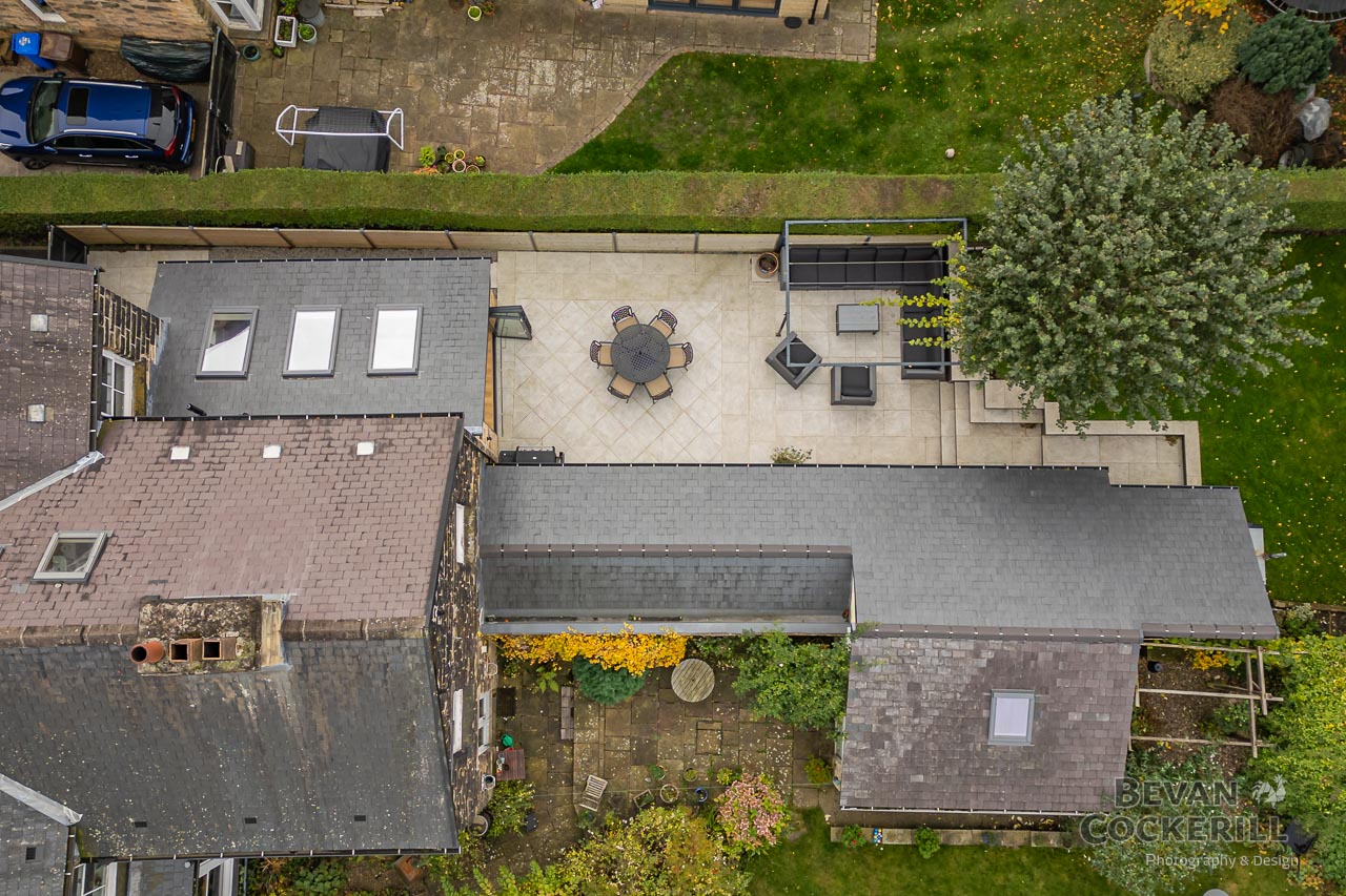 Kitchen Extension - Builders Photos by Bevan Cockerill-Drone shot